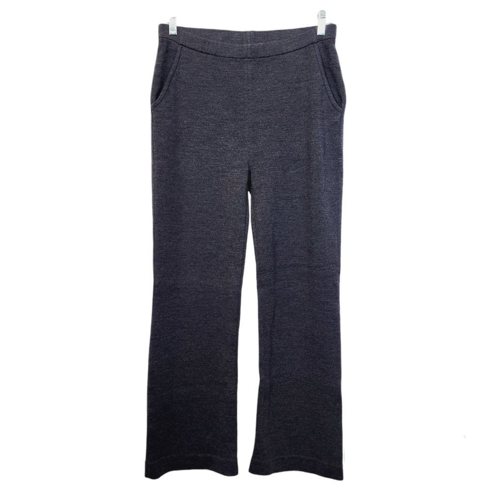 St.John Women's Sz 8 Pull-On Wide Leg Boot Cut Sweater Pants